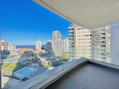Apartamento de 1 Dormitorio en edificio Artower, Sin Muebles, Alquiler Anual. Punta del Este