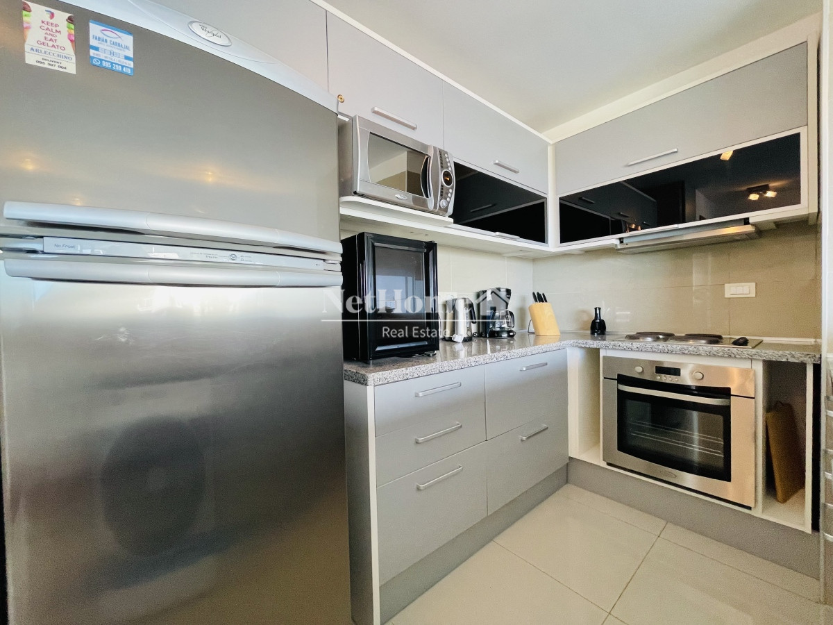 Apartamento ID.172 - Apartamento de 2 Dormitorios y Parrillero Frente a Playa Brava, Punta del Este