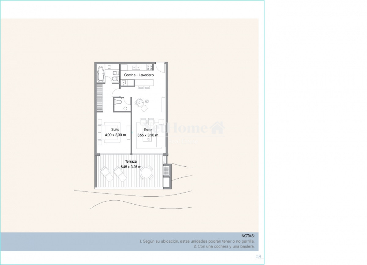 Apartamento ID.469 - Venta y alquiler de apartamento de dos dormitorios con parrillero de uso exclusivo en Punta Ballena