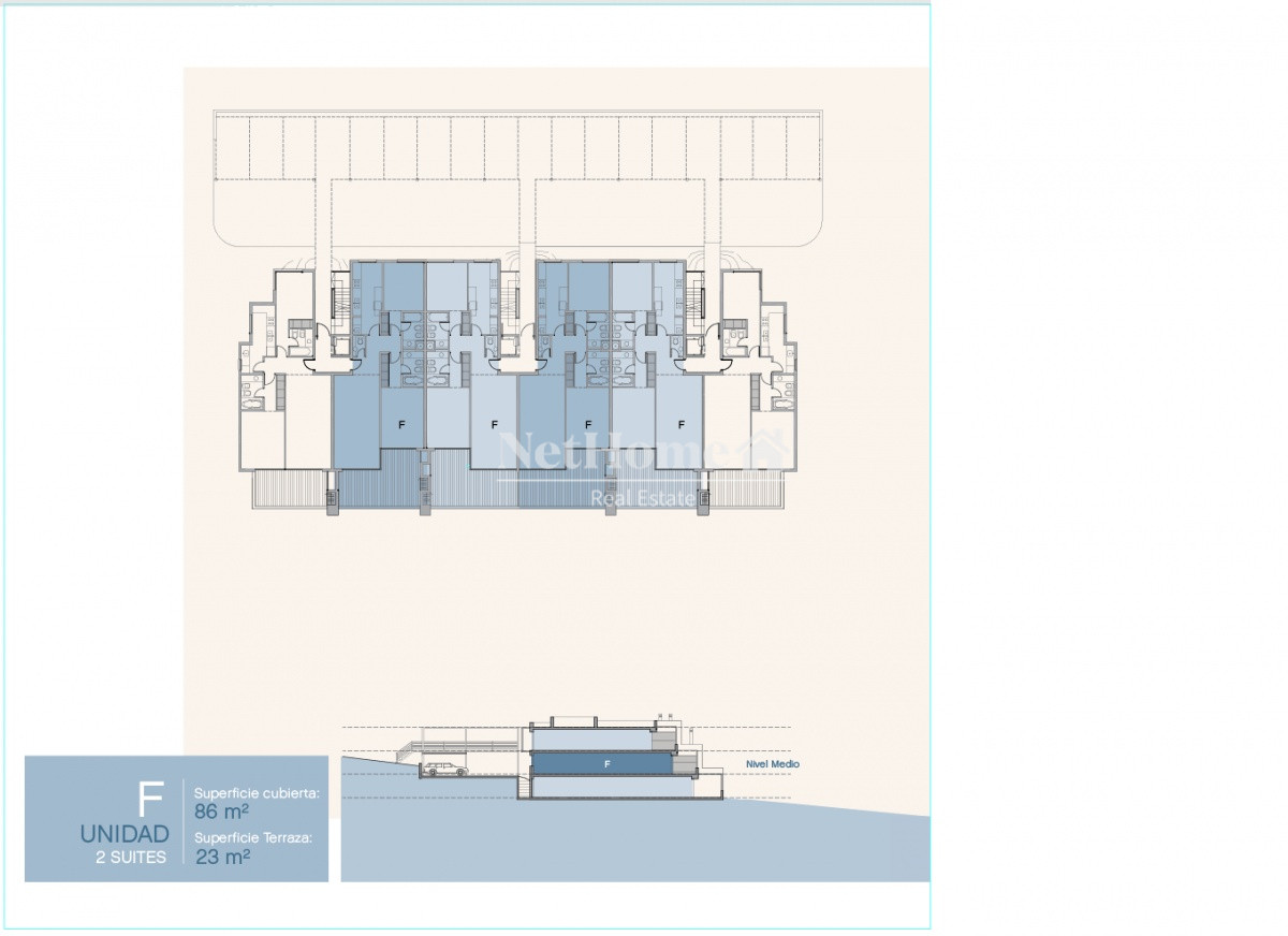 Apartamento ID.469 - Venta y alquiler de apartamento de dos dormitorios con parrillero de uso exclusivo en Punta Ballena