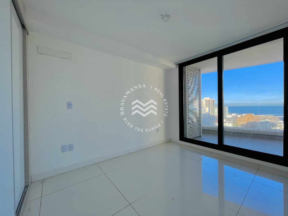 Apartamento ID.501 - Apartamento de 1 Dormitorio en edificio Artower, Sin Muebles, Alquiler Anual. Punta del Este