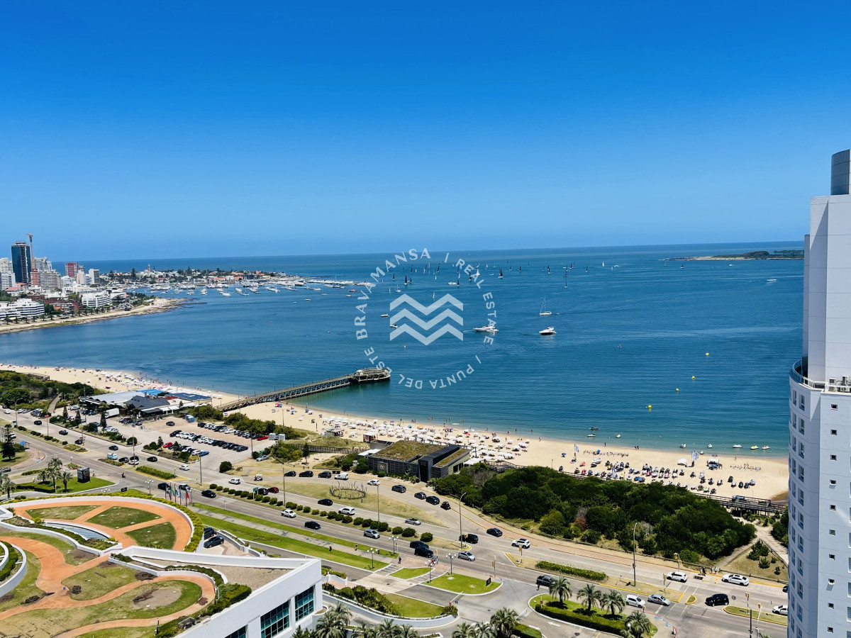 Apartamento ID.592 - Excelente Apartamento de 2 Dormitorios con Vista al Mar, Playa Mansa