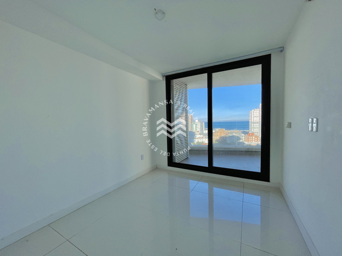 Apartamento ID.501 - Apartamento de 1 Dormitorio en edificio Artower, Sin Muebles, Alquiler Anual. Punta del Este