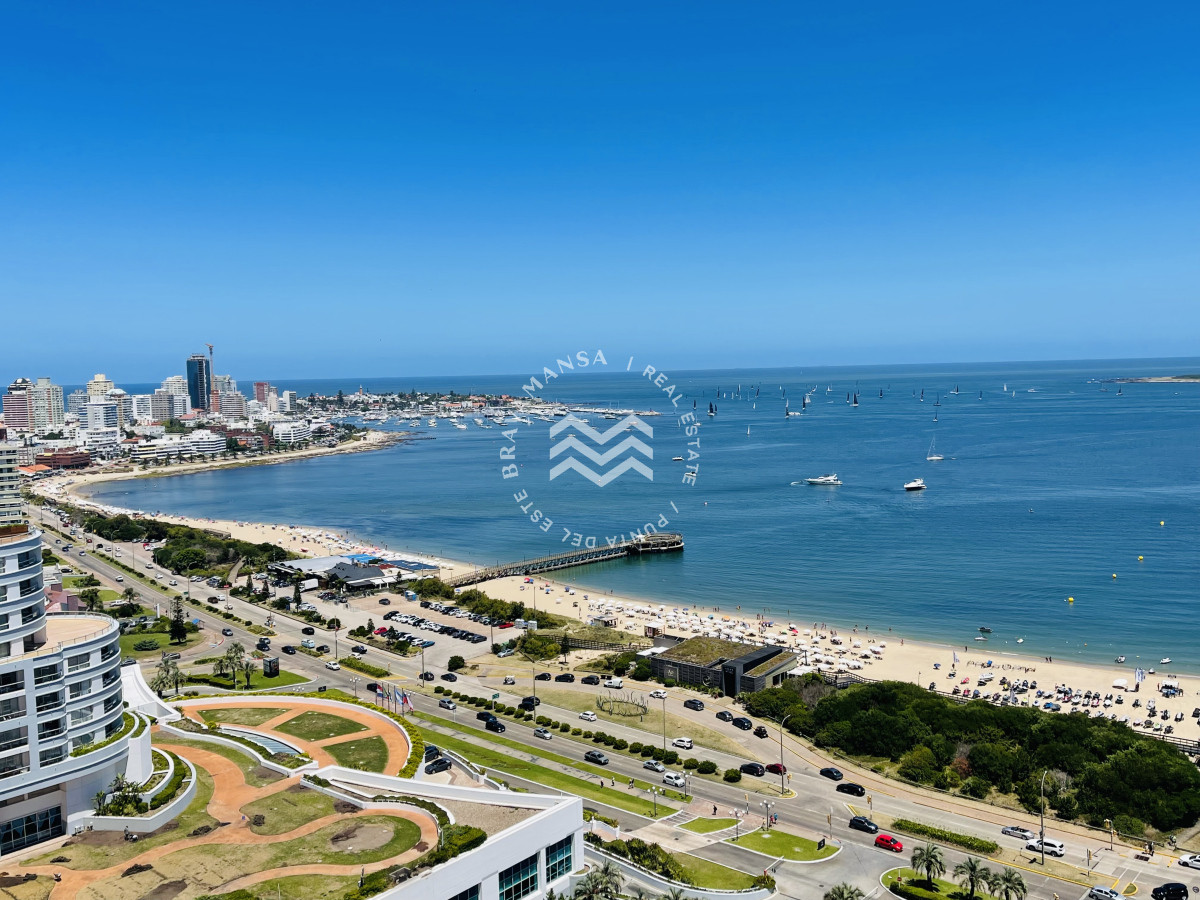 Apartamento ID.592 - Excelente Apartamento de 2 Dormitorios con Vista al Mar, Playa Mansa
