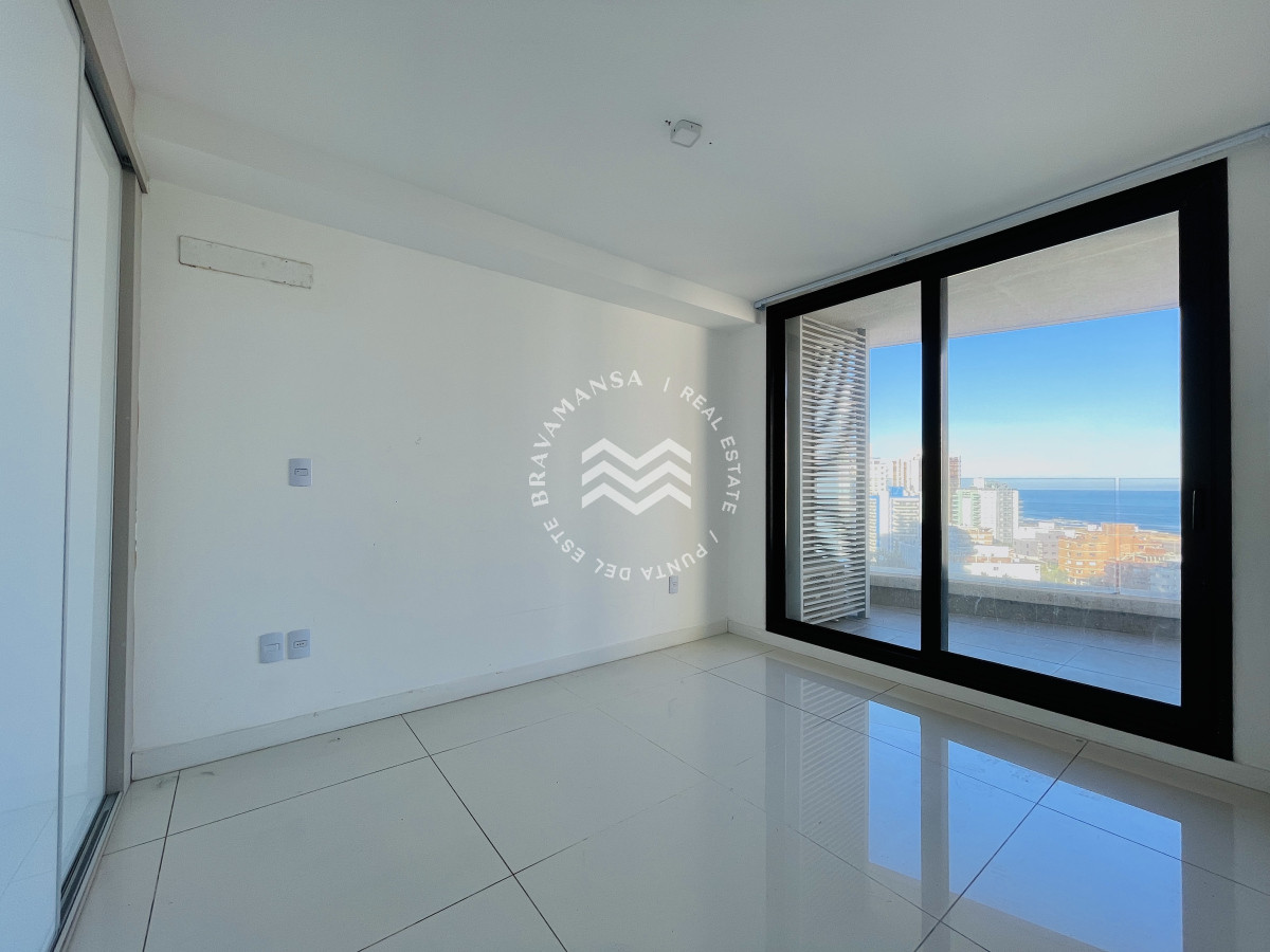 Apartamento ID.501 - Apartamento de 1 Dormitorio en edificio Artower, Sin Muebles, Alquiler Anual. Punta del Este