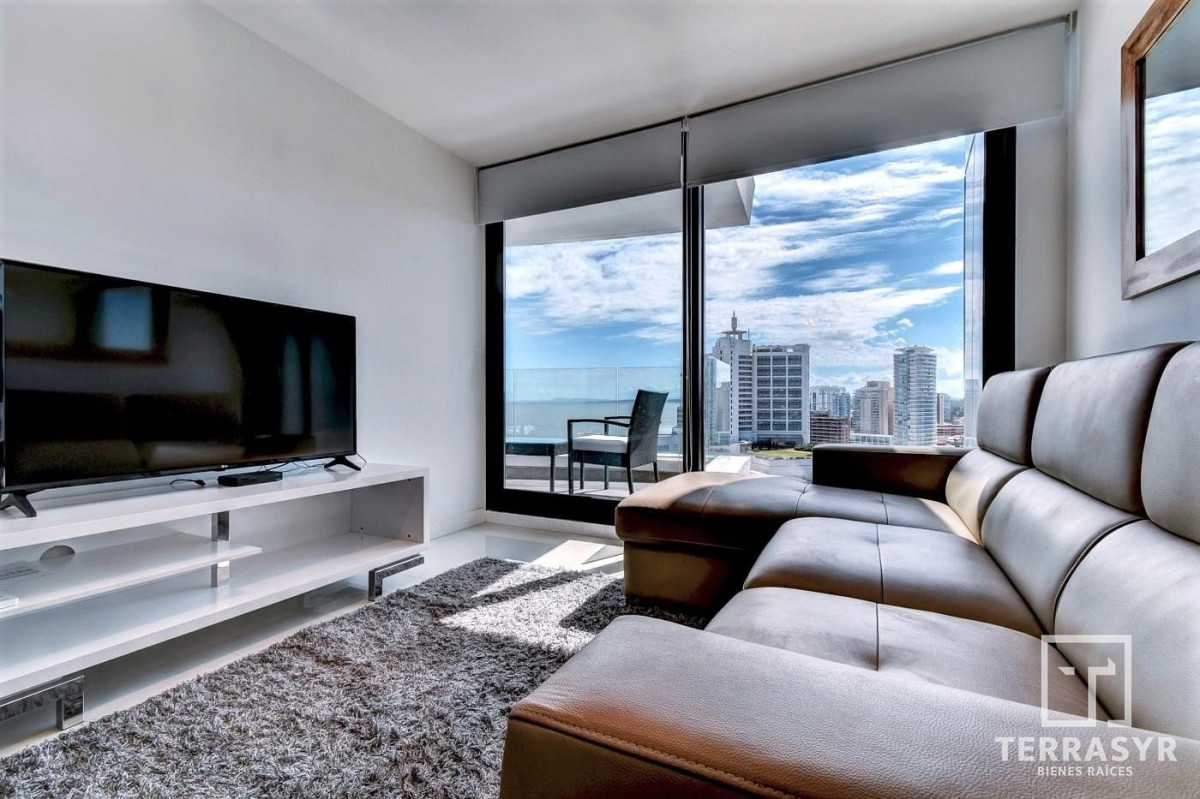 Apartamento ID.69 - Alquiler invernal y temporal de apartamento de dos dormitorios en edificio Art Tower, La Pastora, Punta del Este