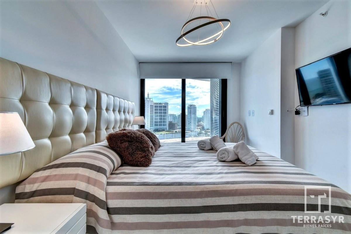 Apartamento ID.69 - Alquiler invernal y temporal de apartamento de dos dormitorios en edificio Art Tower, La Pastora, Punta del Este