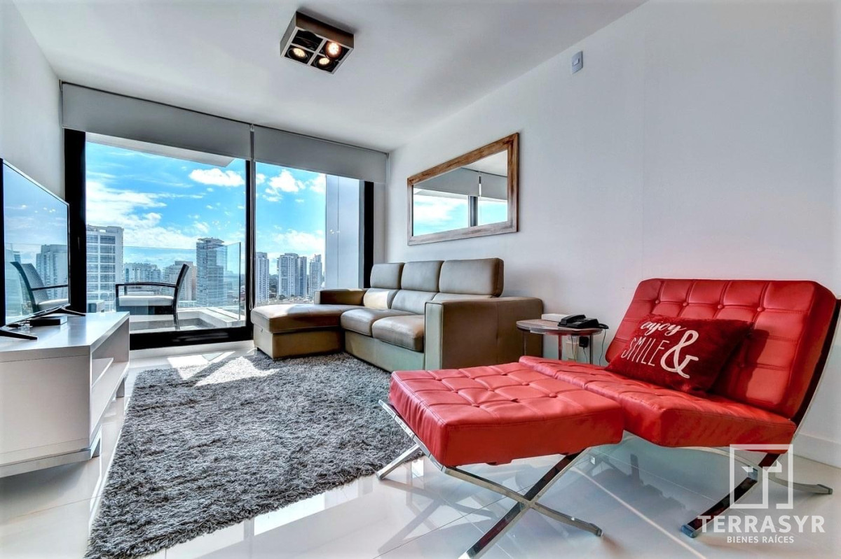 Apartamento ID.69 - Alquiler invernal y temporal de apartamento de dos dormitorios en edificio Art Tower, La Pastora, Punta del Este