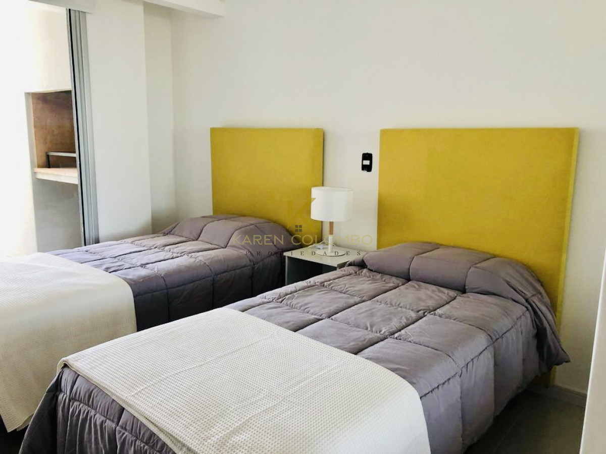 Apartamento ID.21096407 - Alquiler temporario de apartamento de dos dormitorios con parrillero de uso exclusivo Playa Brava, Punta del Este