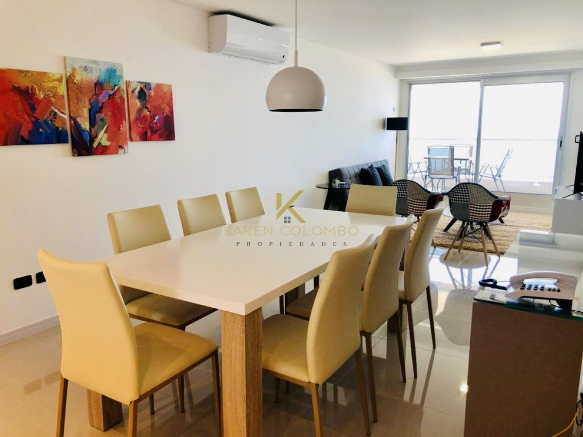 Apartamento ID.21096407 - Alquiler temporario de apartamento de dos dormitorios con parrillero de uso exclusivo Playa Brava, Punta del Este
