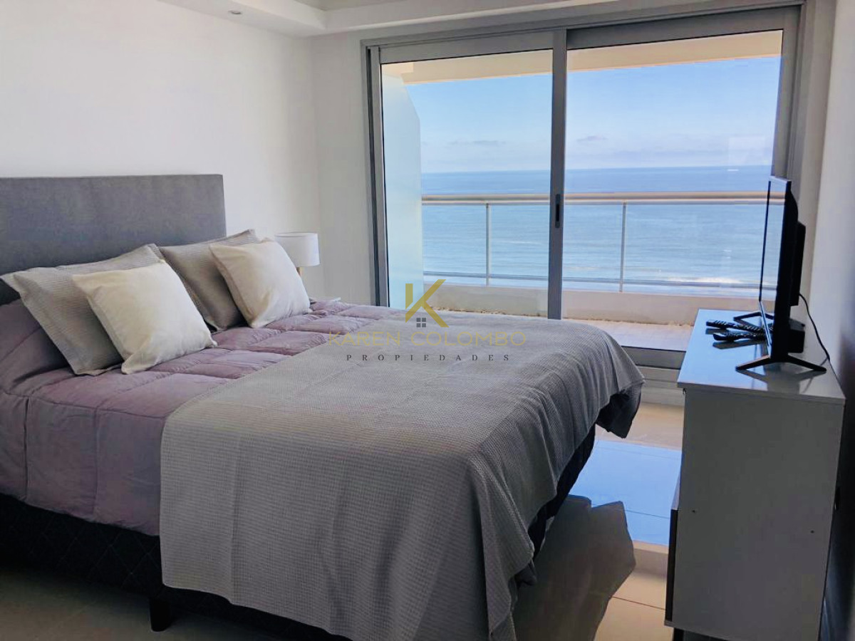 Apartamento ID.21096407 - Alquiler temporario de apartamento de dos dormitorios con parrillero de uso exclusivo Playa Brava, Punta del Este