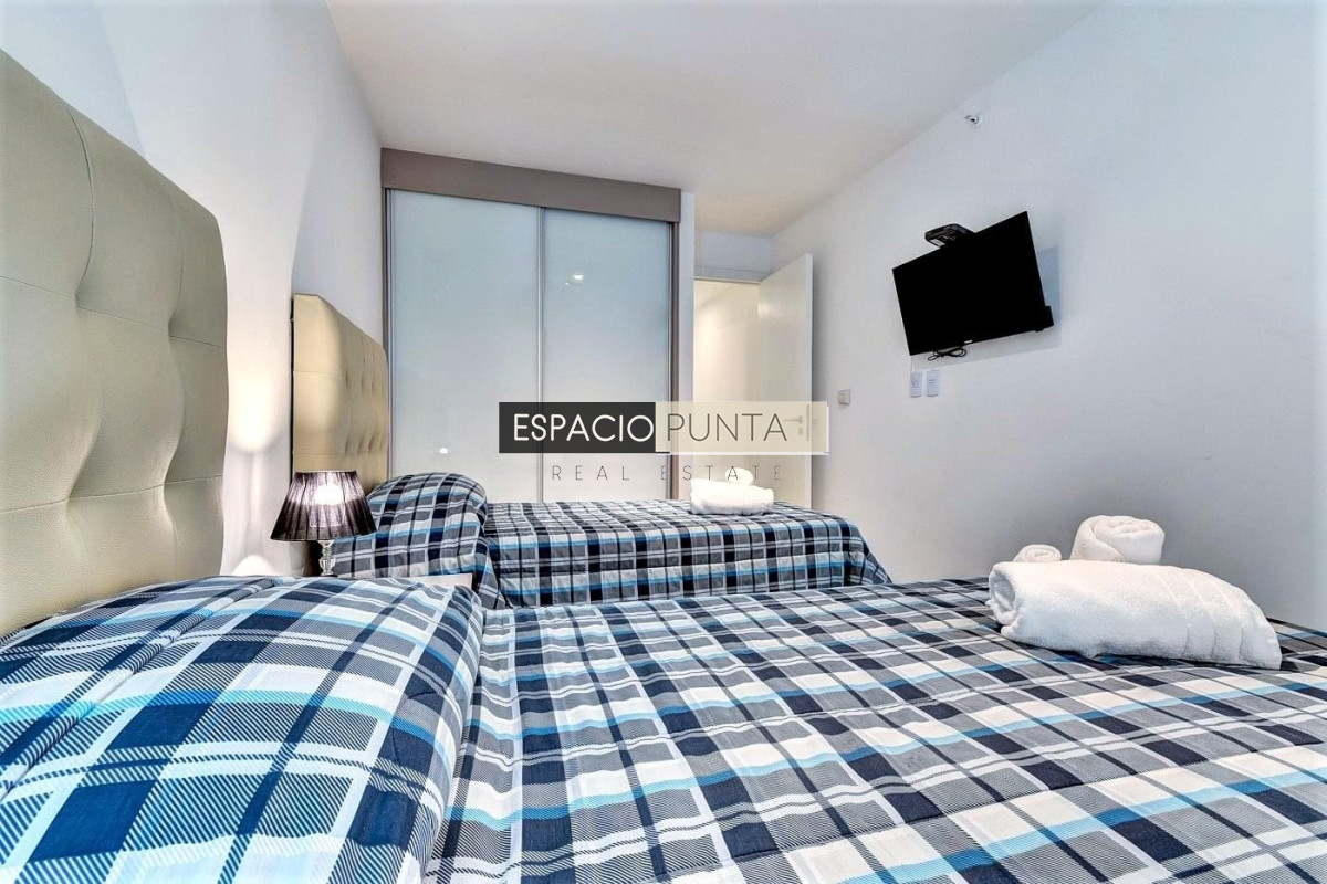 Apartamento ID.1280 - Venta y alquiler temporal de apartamento de dos dormitorios en edificio Art Tower, La Pastora, Punta del Este