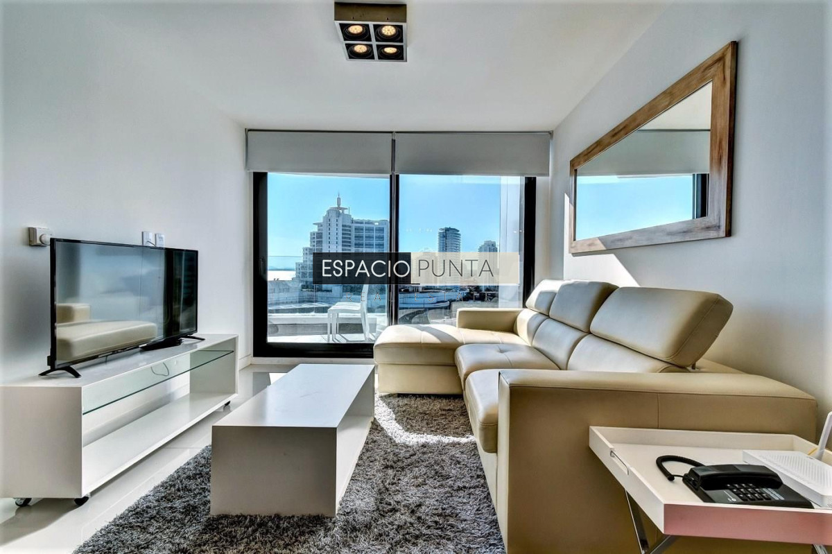 Apartamento ID.1281 - Venta de apartamento de dos dormitorios con dos baños moderna Torre, Art Tower, Punta del Este