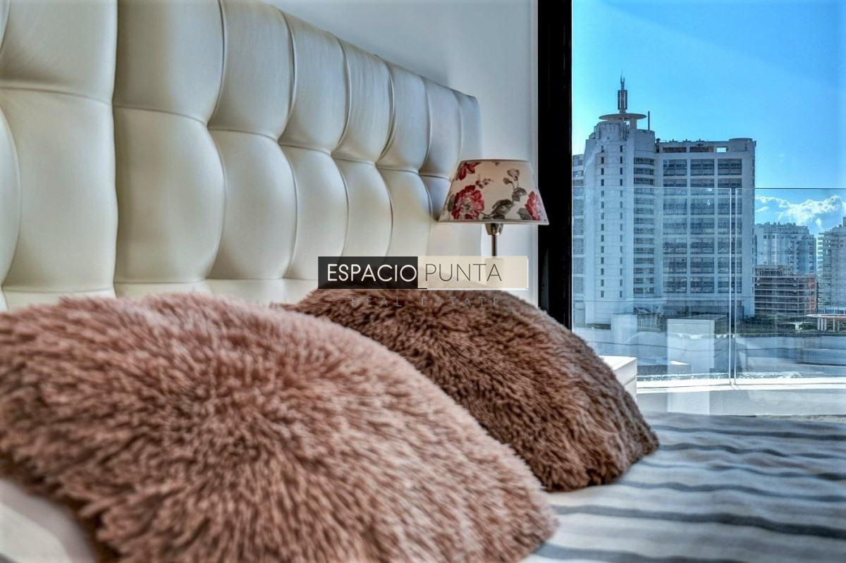 Apartamento ID.1280 - Venta y alquiler temporal de apartamento de dos dormitorios en edificio Art Tower, La Pastora, Punta del Este