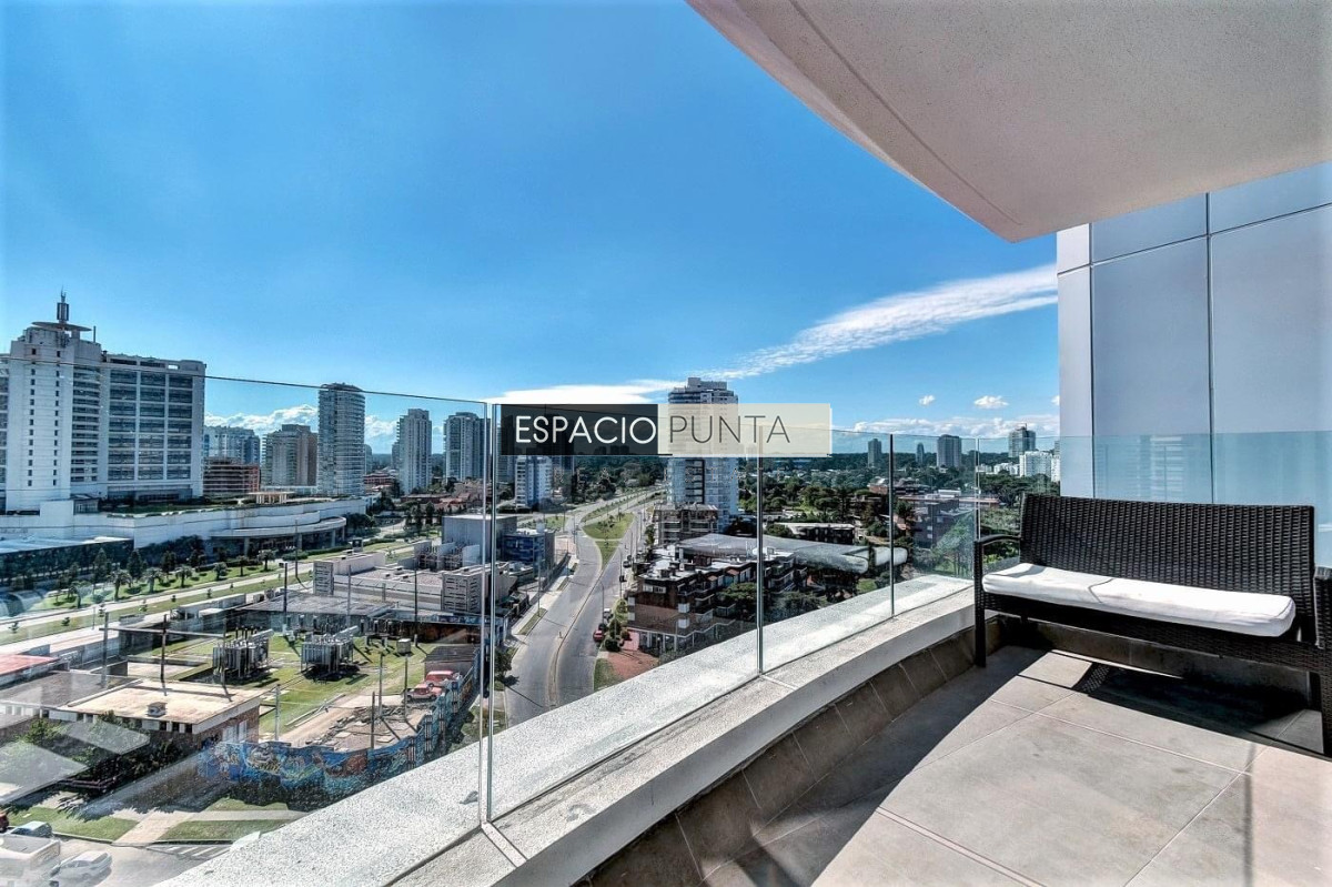Apartamento ID.1280 - Venta y alquiler temporal de apartamento de dos dormitorios en edificio Art Tower, La Pastora, Punta del Este