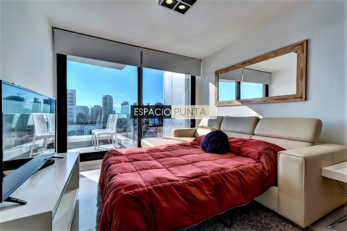 Apartamento ID.1281 - Venta de apartamento de dos dormitorios con dos baños moderna Torre, Art Tower, Punta del Este