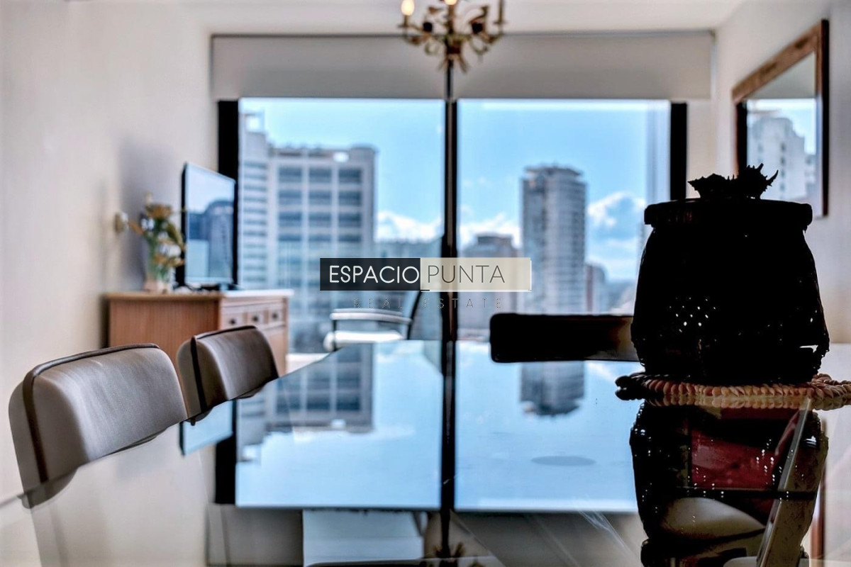 Apartamento ID.1280 - Venta y alquiler temporal de apartamento de dos dormitorios en edificio Art Tower, La Pastora, Punta del Este