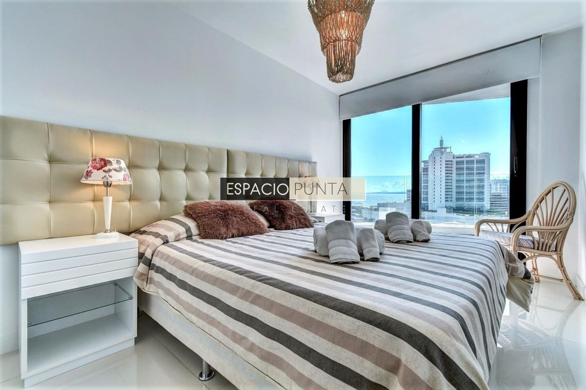 Apartamento ID.1280 - Venta y alquiler temporal de apartamento de dos dormitorios en edificio Art Tower, La Pastora, Punta del Este