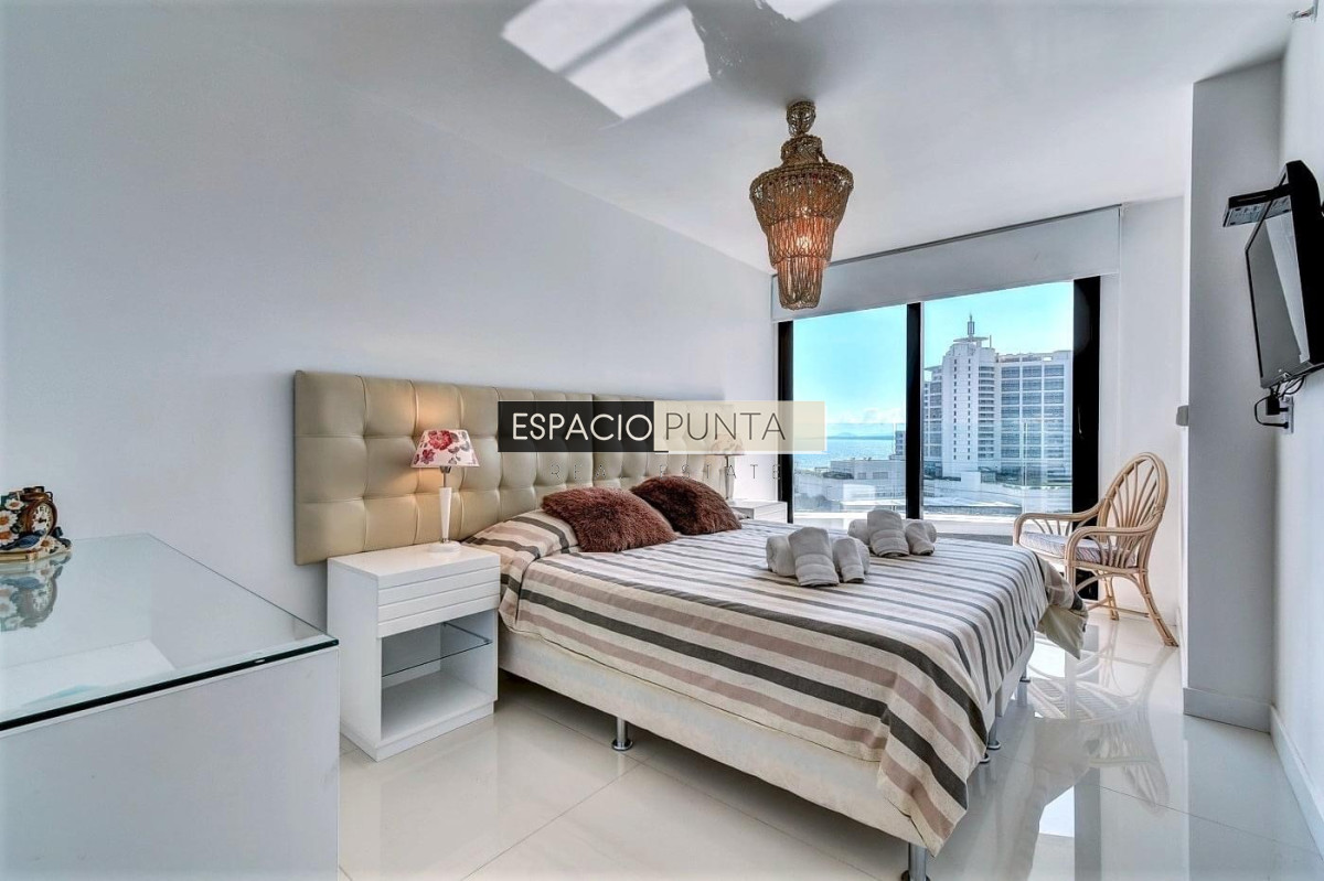 Apartamento ID.1280 - Venta y alquiler temporal de apartamento de dos dormitorios en edificio Art Tower, La Pastora, Punta del Este