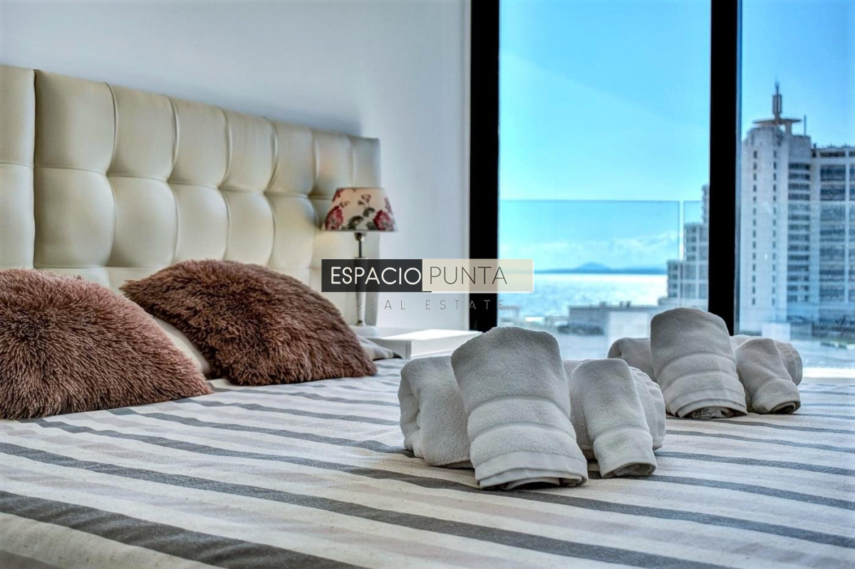 Apartamento ID.1280 - Venta y alquiler temporal de apartamento de dos dormitorios en edificio Art Tower, La Pastora, Punta del Este