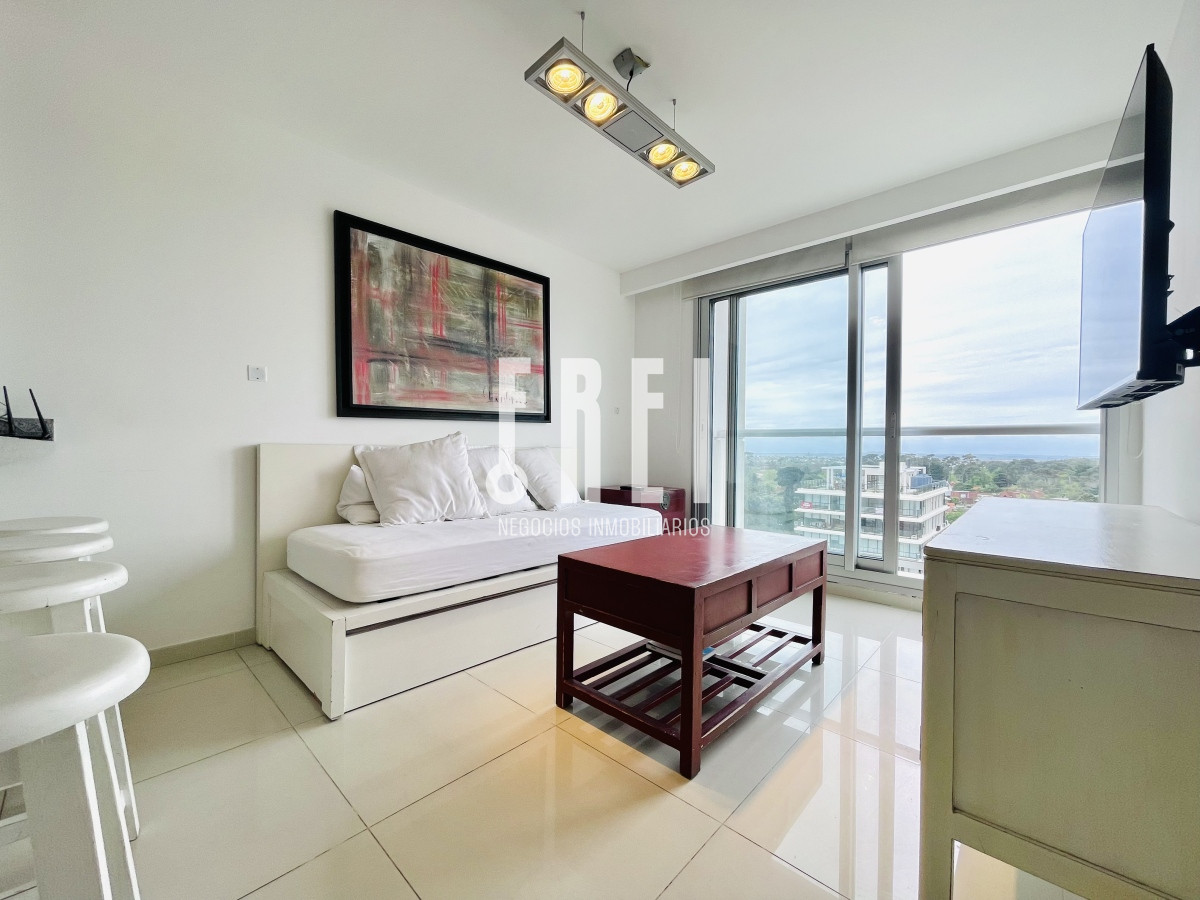 Apartamento ID.114 - Venta de Moderno Apartamento en zona Roosevelt de 1 Dormitorio, torre con servicios, Punta del Este