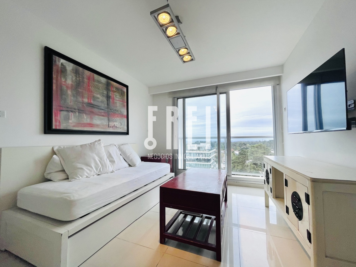 Apartamento ID.114 - Venta de Moderno Apartamento en zona Roosevelt de 1 Dormitorio, torre con servicios, Punta del Este