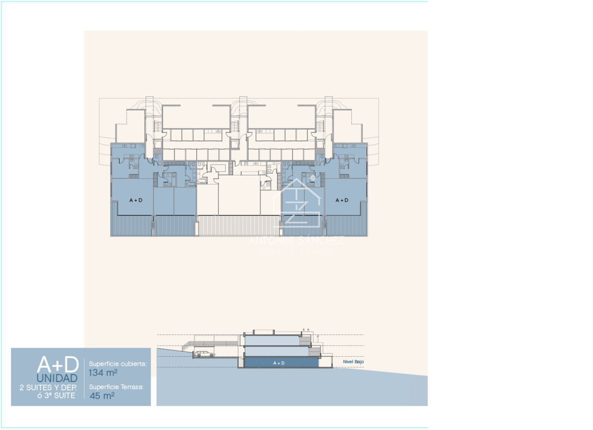 Apartamento ID.1758 - Venta y alquiler de apartamento de dos dormitorios con parrillero de uso exclusivo en Punta Ballena