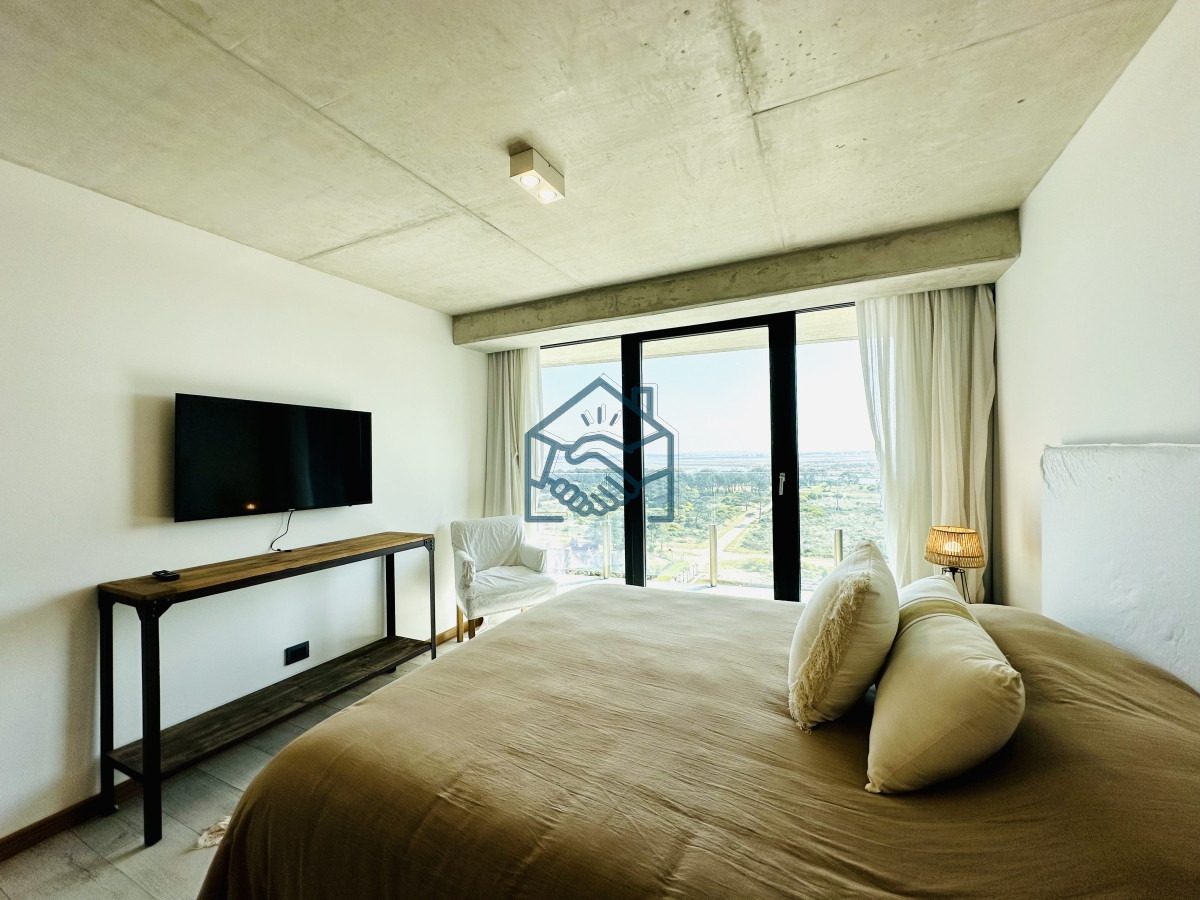 Apartamento ID.1159/Moderno-Apartamento-de-1-Dormitorio-en-suite-piso-alto-en-Venta-de-Torre-Surfside-Village,-Punta-del-Este - Moderno Apartamento de 1 Dormitorio en suite piso alto en Venta de Torre Surfside Village, Punta del Este