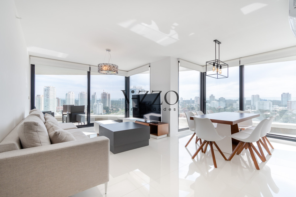Apartamento ID.493/Moderno-Apartamento-de-3-Dormitorios-en-Suite,-zona-Hotel-Enjoy,-Punta-del-Este - Moderno Apartamento de 3 Dormitorios en Suite, zona Hotel Enjoy, Punta del Este