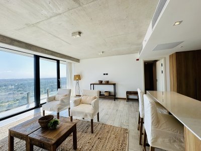 Apartamento ID.1159/Moderno-Apartamento-de-1-Dormitorio-en-suite-piso-alto-en-Venta-de-Torre-Surfside-Village,-Punta-del-Este - Moderno Apartamento de 1 Dormitorio en suite piso alto en Venta de Torre Surfside Village, Punta del Este