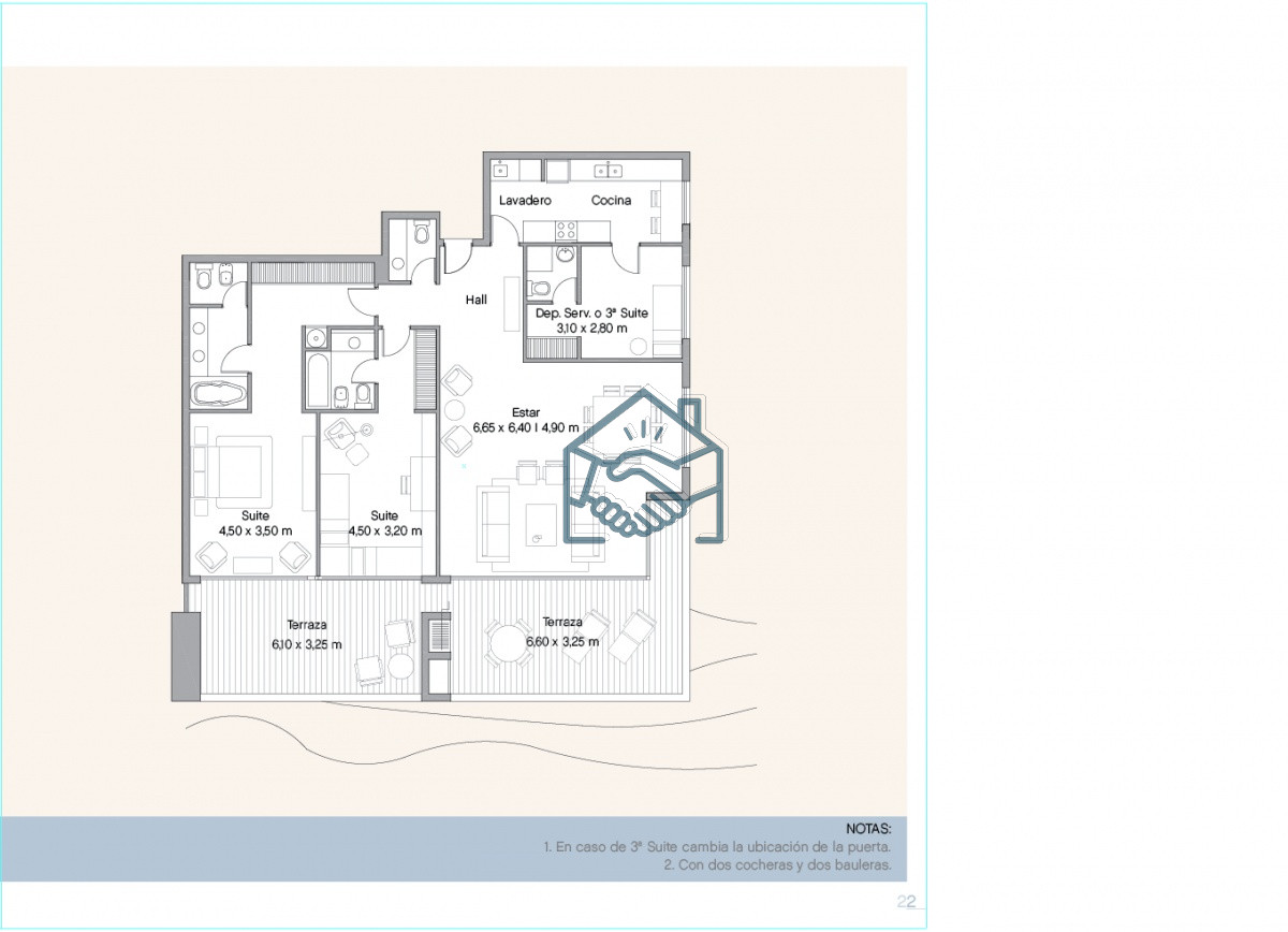 Apartamento ID.608/Venta-y-alquiler-de-apartamento-de-dos-dormitorios-con-parrillero-de-uso-exclusivo-en-Punta-Ballena - Venta y alquiler de apartamento de dos dormitorios con parrillero de uso exclusivo en Punta Ballena