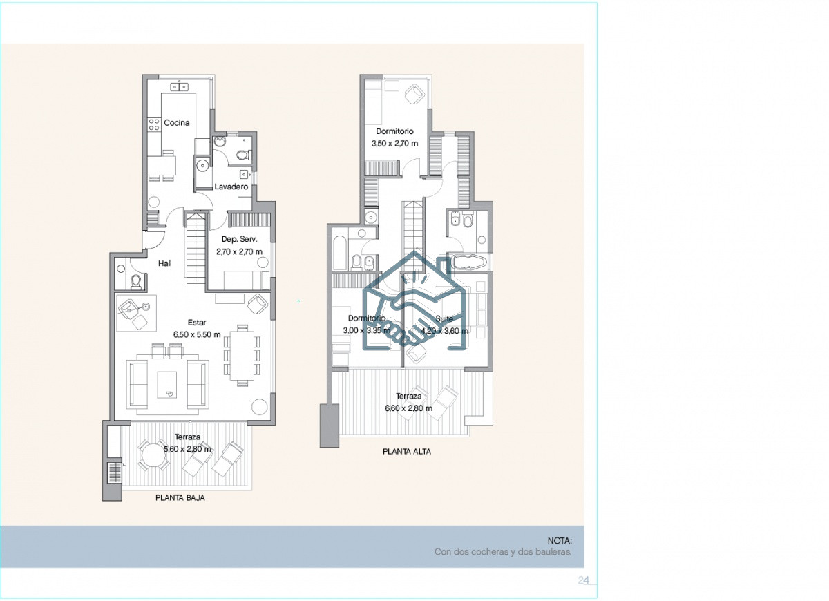 Apartamento ID.608/Venta-y-alquiler-de-apartamento-de-dos-dormitorios-con-parrillero-de-uso-exclusivo-en-Punta-Ballena - Venta y alquiler de apartamento de dos dormitorios con parrillero de uso exclusivo en Punta Ballena