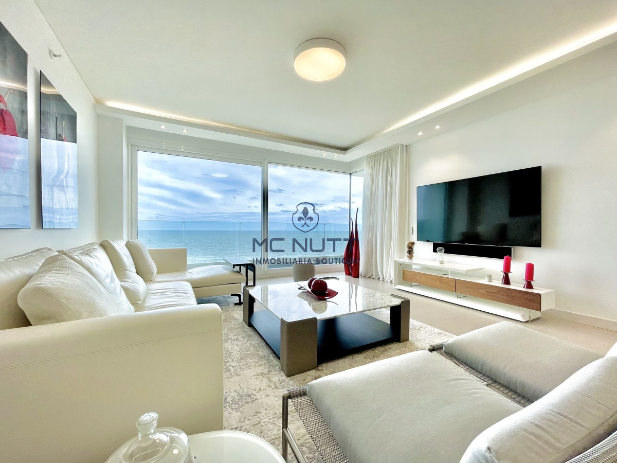 Apartamento Ref.503/ - Venta Espectacular Apartamento Frente al Mar, 3 Dormitorios, Le Parc Punta del Este