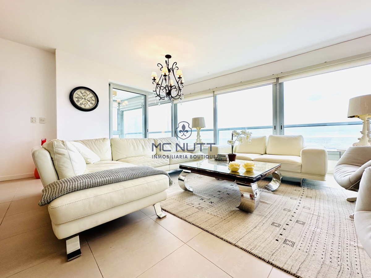 Apartamento Ref.417/ - Oportunidad en Venta y Alquiler temporal de maravilloso departamento esquinero en Torre Le Parc, Playa Brava, Punta del Este