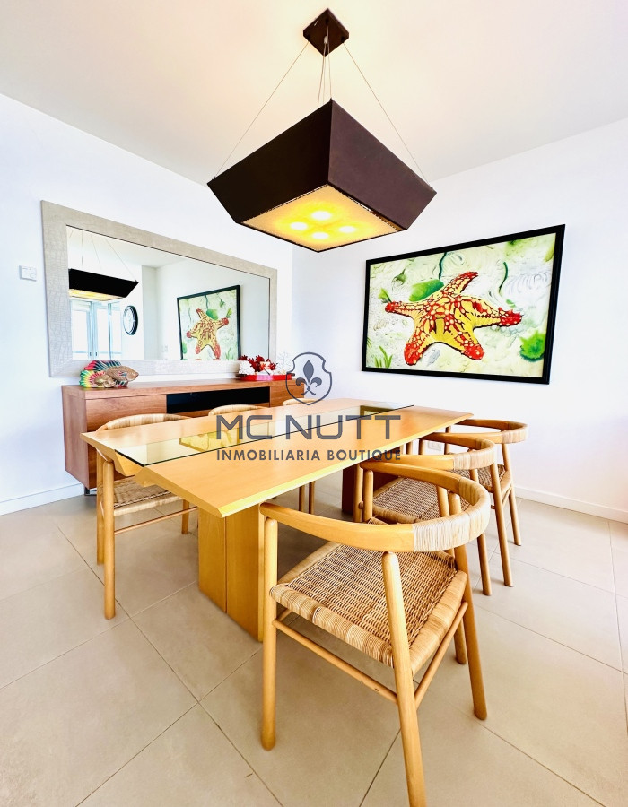 Apartamento Ref.417/ - Oportunidad en Venta y Alquiler temporal de maravilloso departamento esquinero en Torre Le Parc, Playa Brava, Punta del Este