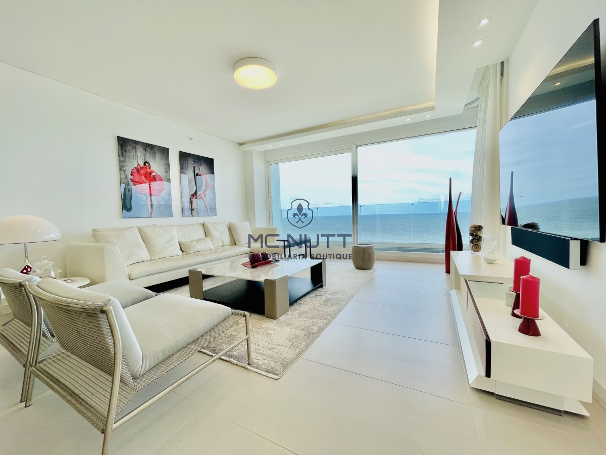 Apartamento Ref.503/ - Venta Espectacular Apartamento Frente al Mar, 3 Dormitorios, Le Parc Punta del Este