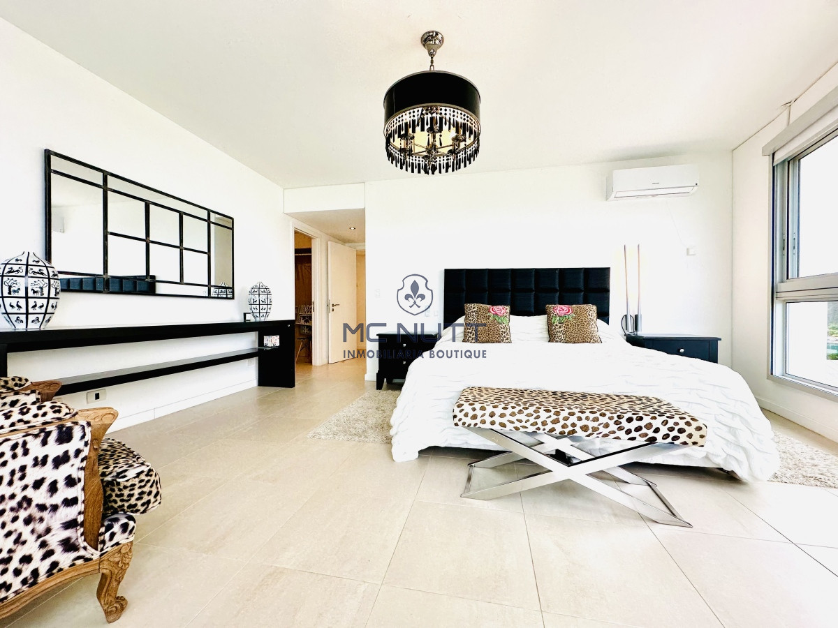 Apartamento Ref.417/ - Oportunidad en Venta y Alquiler temporal de maravilloso departamento esquinero en Torre Le Parc, Playa Brava, Punta del Este