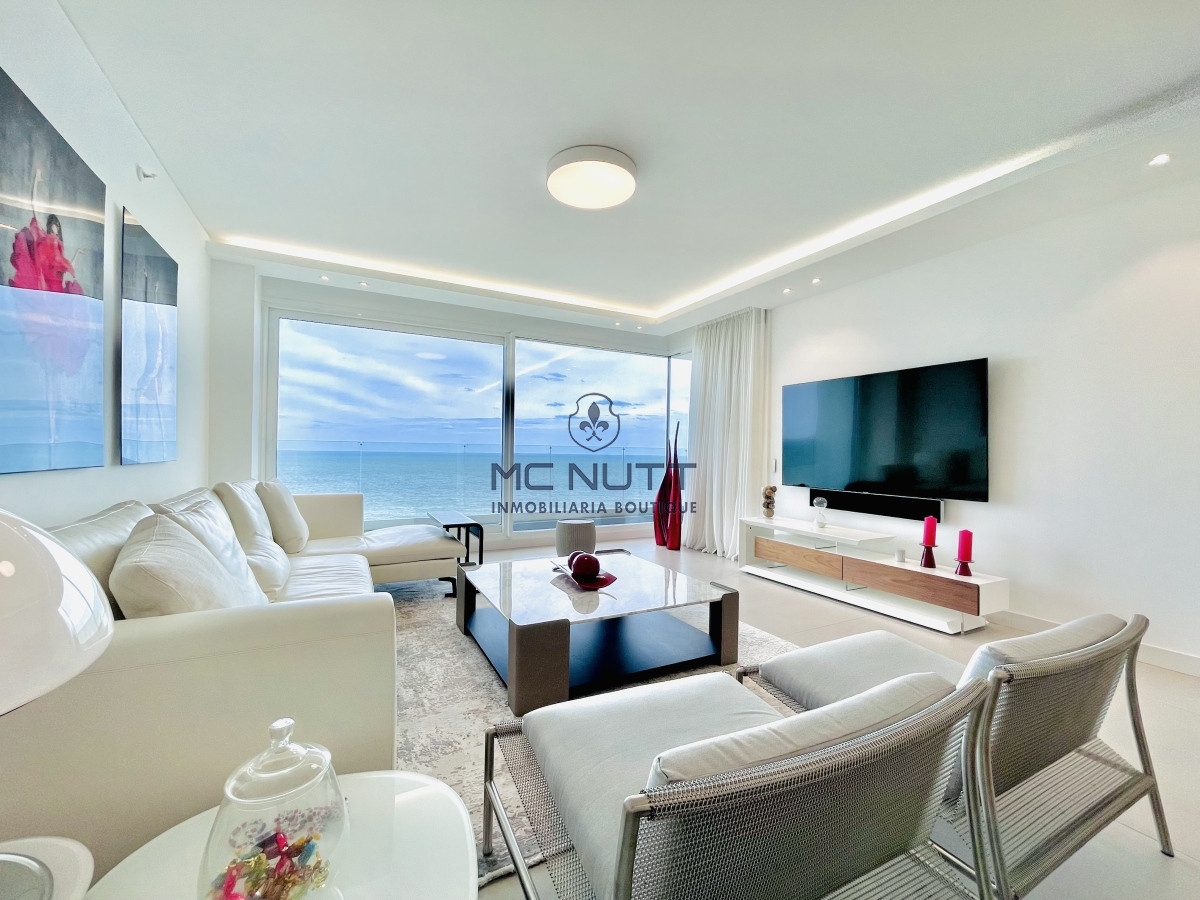 Apartamento Ref.503/ - Venta Espectacular Apartamento Frente al Mar, 3 Dormitorios, Le Parc Punta del Este