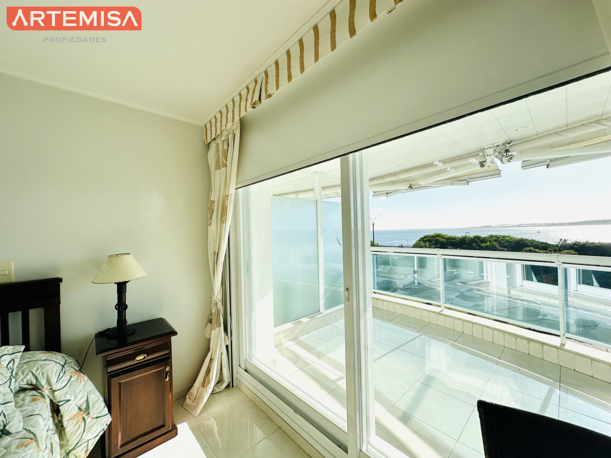 Apartamento ID.513 - Alquiler temporario de Apartamento de 2 suites sobre Playa Mansa, Primera Línea
