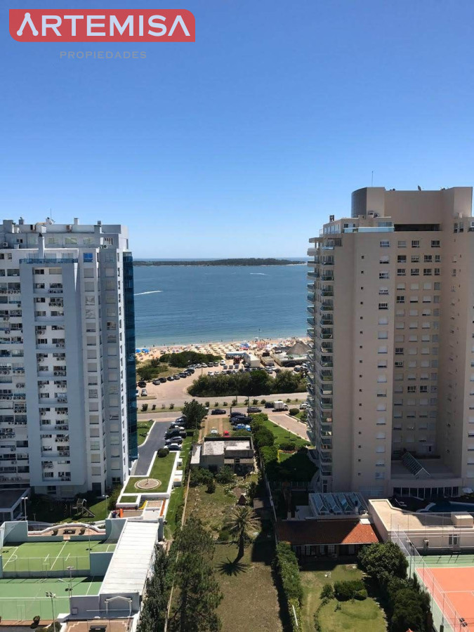 Apartamento ID.500 - Excelente Apartamento de 3 Dormitorios con Vista al Mar, Playa Mansa, Punta del Este