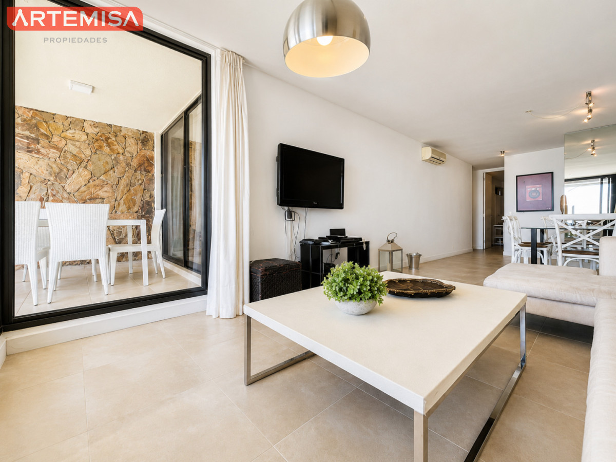 Apartamento ID.632 - Apartamento de 2 Dormitorios con Vista al Mar y Parrillero en Quartier Punta Ballena
