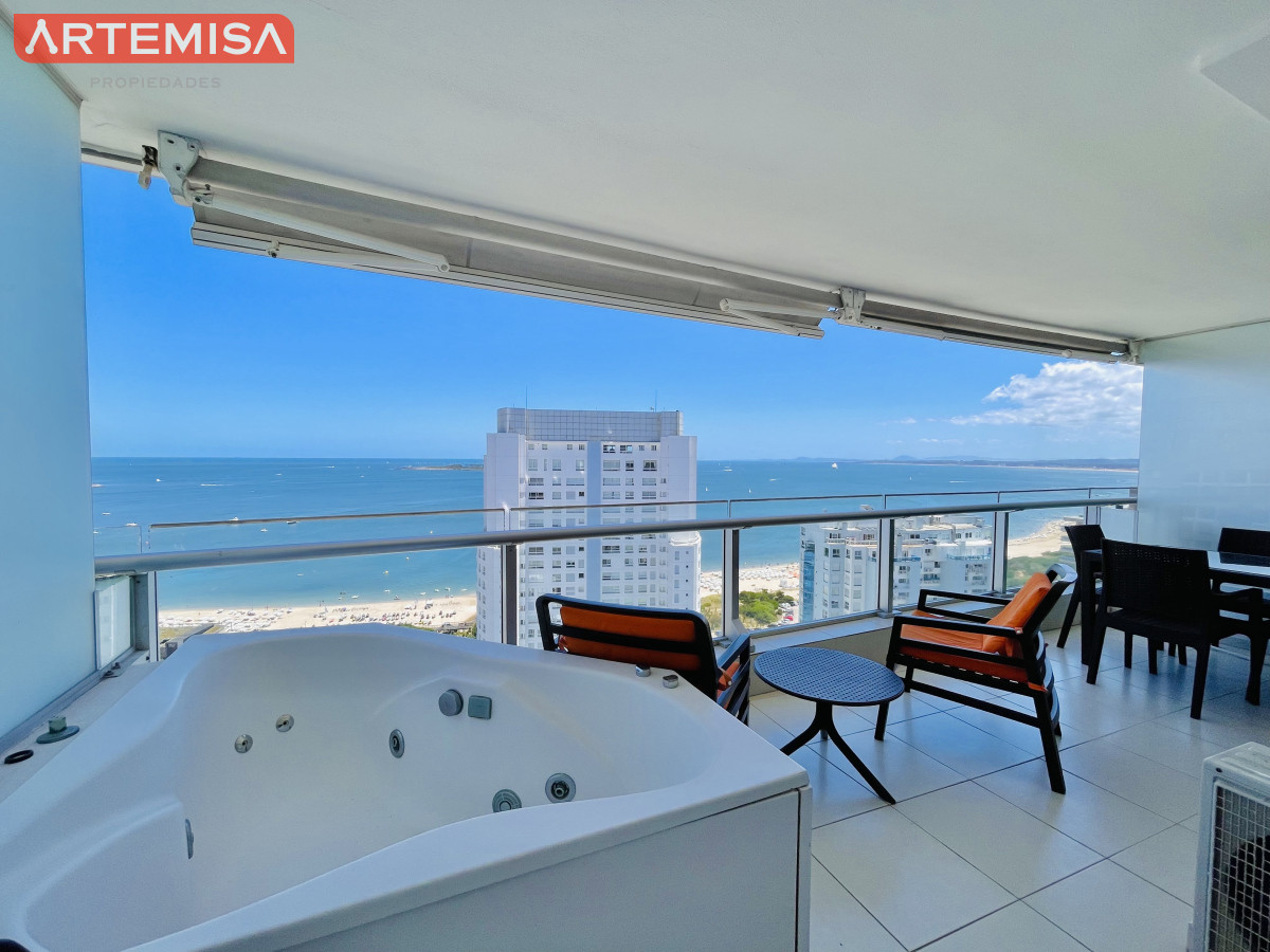 Apartamento ID.539 - Excelente Apartamento de 2 Dormitorios con Vista al Mar - Playa Mansa