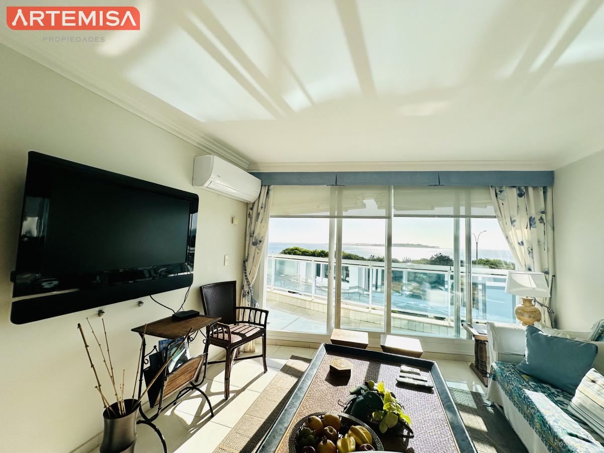 Apartamento ID.513 - Alquiler temporario de Apartamento de 2 suites sobre Playa Mansa, Primera Línea
