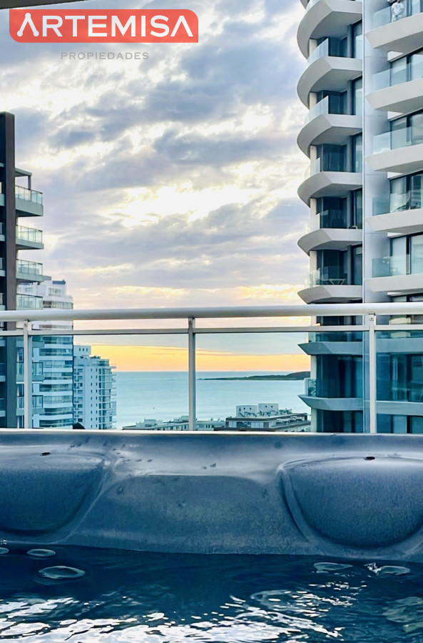 Apartamento ID.457 - Apartamento de 1 Dormitorio en Torre con Servicios, Cerca del Mar - Alquiler Anual, Punta del Este
