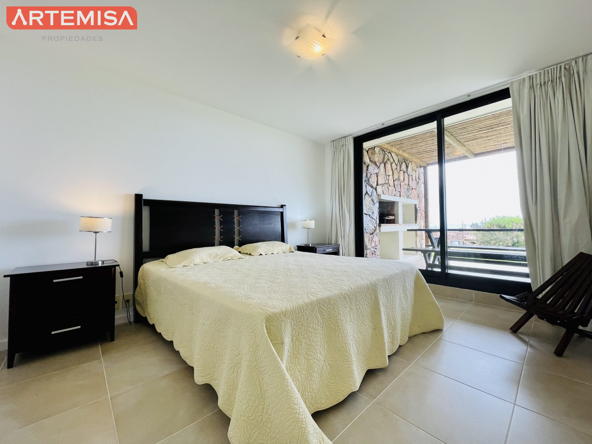 Apartamento ID.476 - Alquiler temporario de apartamento de un dormitorio con parrillero y jardín, Punta Ballena