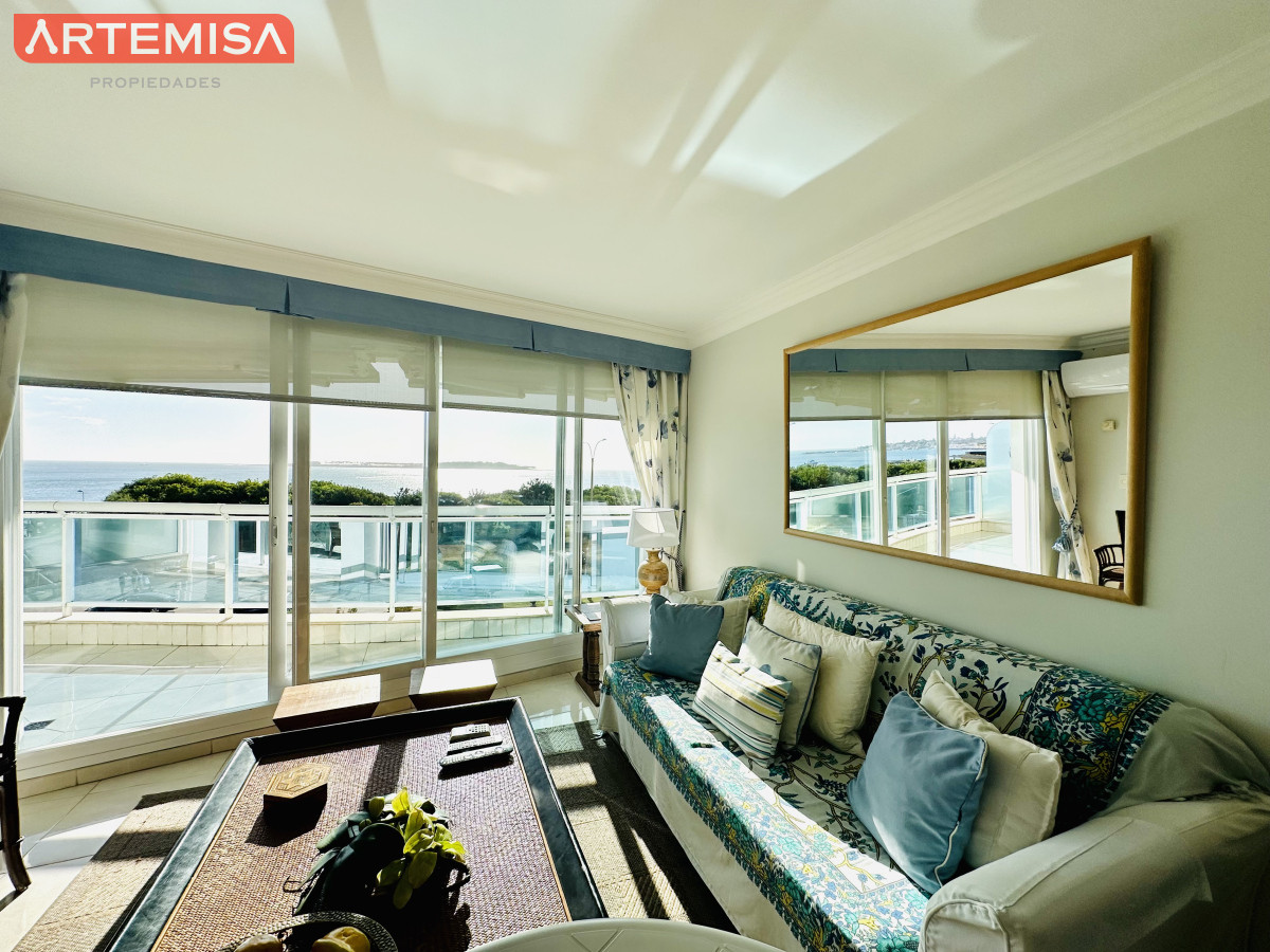 Apartamento ID.513 - Alquiler temporario de Apartamento de 2 suites sobre Playa Mansa, Primera Línea