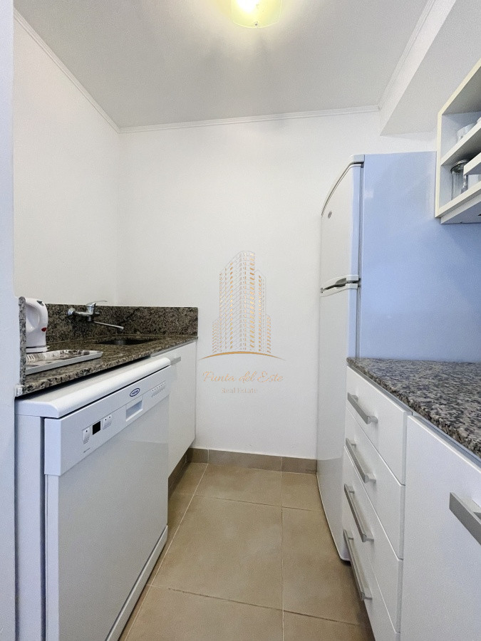 Apartamento ID.482 - Apartamento en venta y alquiler de un dormitorio con parrillero y jardin, Punta Ballena