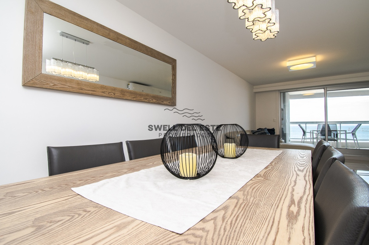 Apartamento ID.154 - Apartamento de 3 Dormitorios + Dependencia y Parrillero en Frente a Playa Brava, Punta del Este