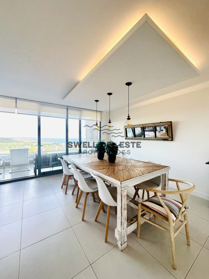 Apartamento ID.100 - Venta de Apartamento de 2 Dormitorios y Parrillero en la Loma de la Ballena en exclusivo complejo