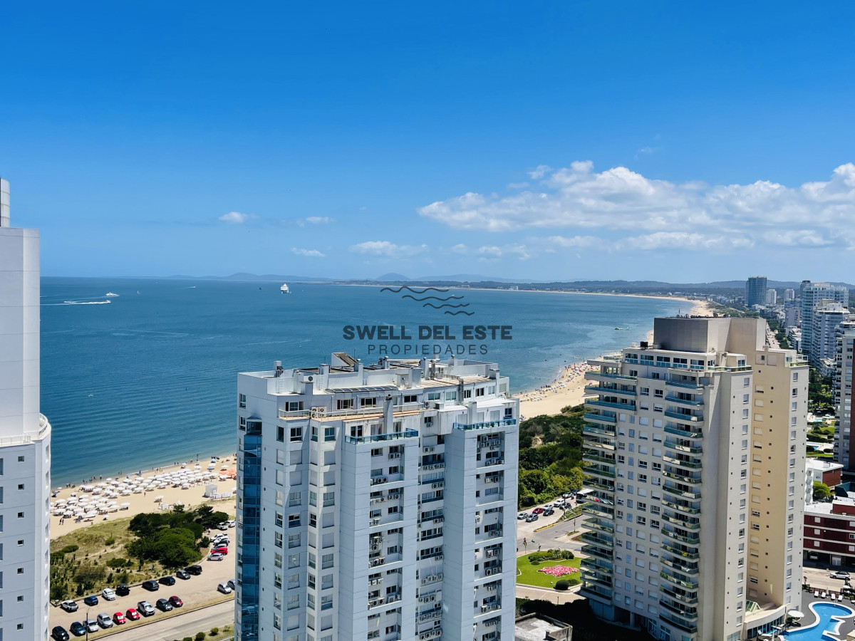 Apartamento ID.153 - Excelente Apartamento de 2 Dormitorios con Vista al Mar, Playa Mansa
